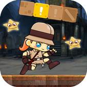 super adventure girls run icon