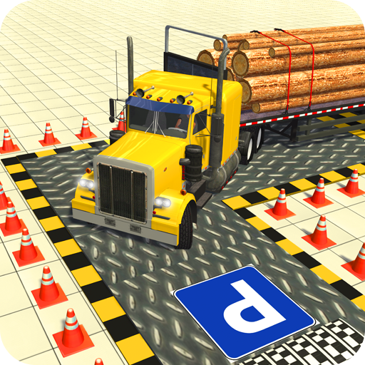 Log Transporter Truck Parking icon