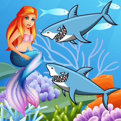 Mermaid vs Angry Shark icon