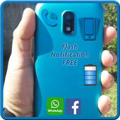 Flash light Notification free icon
