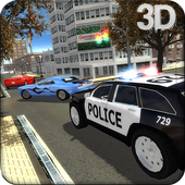 Police Driver Chase Robbers icon