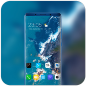 Theme for jio phone2 beach wallpaper icon