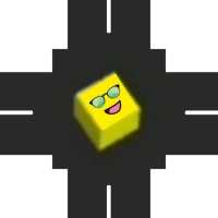 Cube on Road 3D