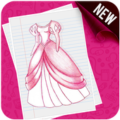 How To Draw Dresses أيقونة