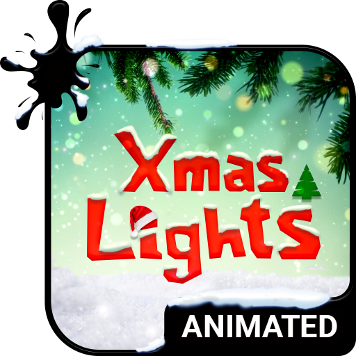 Xmas Lights Animated Keyboard   Live Wallpaper icon