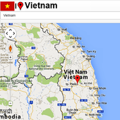 Vietnam map icon