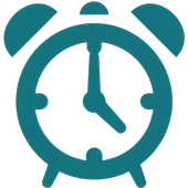 Kids alarm clock icon