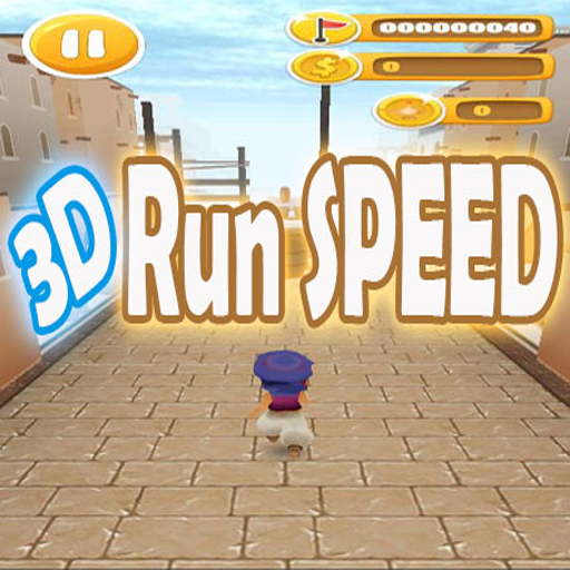 3 D Run Speed icon