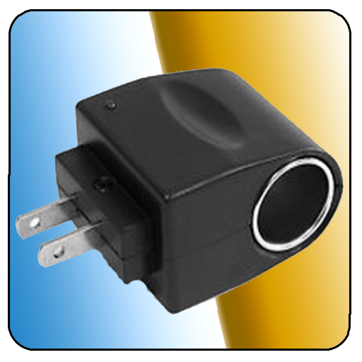 DC-to-AC power converter icon
