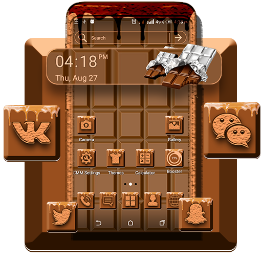 Chocolate Bar Theme Launcher icon