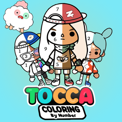 Tocca life Coloring by number أيقونة