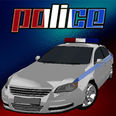 Ultra 3D police Car parking icon