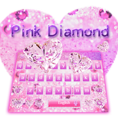 Pink Diamond Keyboard Theme icon