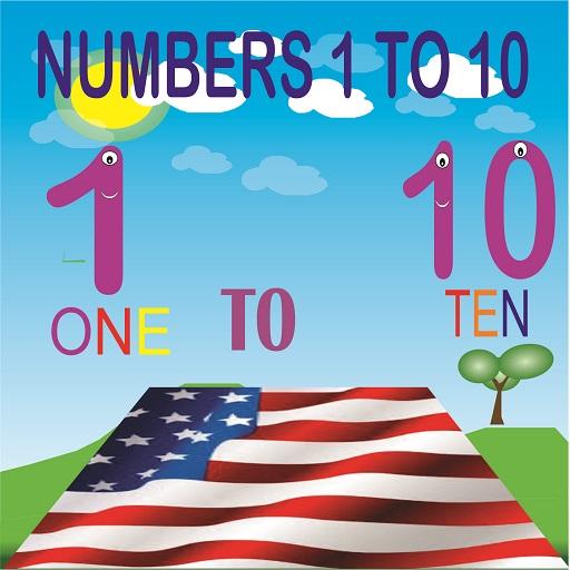 Numbers English 1 to 10 icon