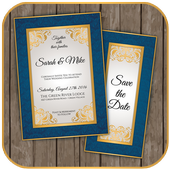 Wedding invitation card maker free icon