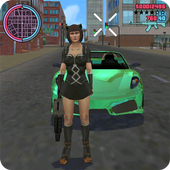 Miami Girl Crime Simulator icon