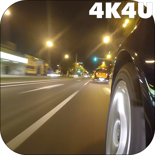 4K Night City Driving Video Live Wallpaper icon