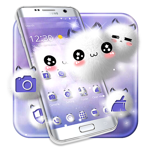 Cute Fluffy Kitty Theme icon