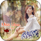 Miss You Photo Frame icon