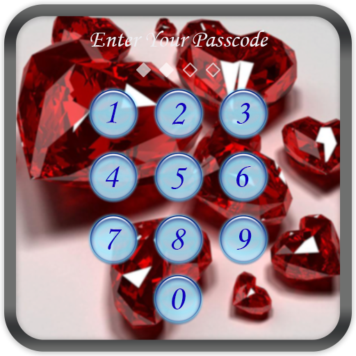 Diamond Heart Lock Screen icon
