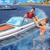 Lifeguard Beach rescue Training icon