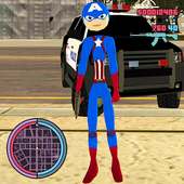 Captain Stickman Rope Hero Newyork Gangster Crime on 9Apps