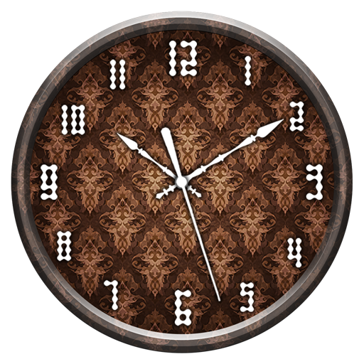Brown Clock Live Wallpaper icon