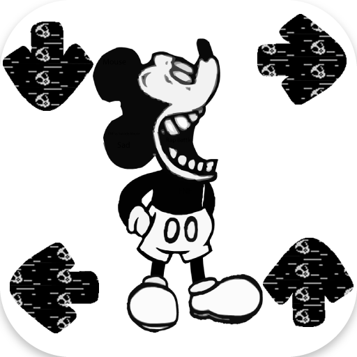 FNF vs Suicide Mouse Funny Mod icon