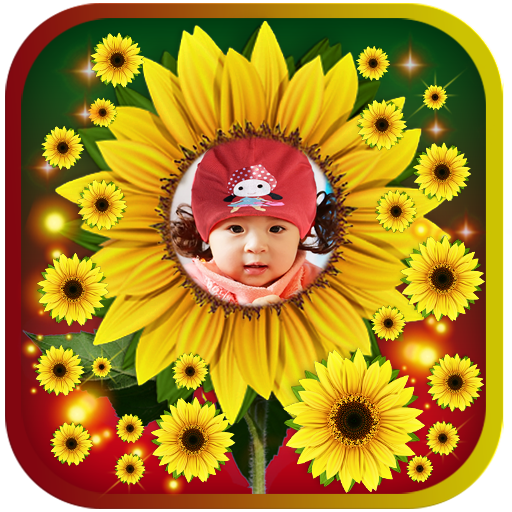 Sunflower photo frames icon