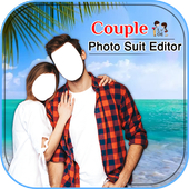Couple Photo Suit Editor: Couple Traditional Suits أيقونة