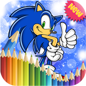 Coloring Book For Sonic Games Dash icon