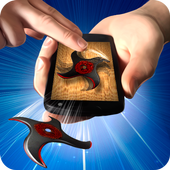 Throw shuriken Kung Fu ninja icon