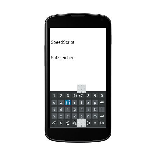 SpeedScript Tastatur free screenshot 2