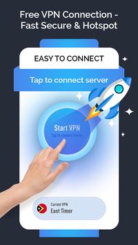 Free VPN Connection - Fast Secure & Hotspot screenshot 1