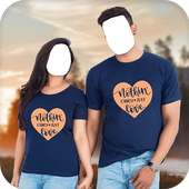 Couple T Shirt Photo Editor - couple t shirt on 9Apps