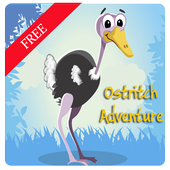 Jungle Ostrich Run icon