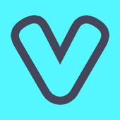 Stars status for V live app icon