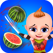 Little Baby Fruit Slice Farm - Free game icon