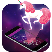 Galaxy Unicorn Phone Contact Dialer 2018 icon