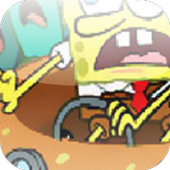 Racing of Sponge-Bob icon