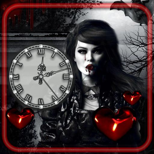 Vampires Girls Clock icon