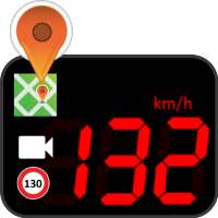 Compteur vitesse GPS, Dashcam et carte