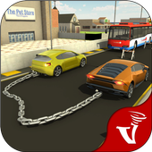 Chained Cars Rivals Racing Crazy Stunt Driver 3D icon