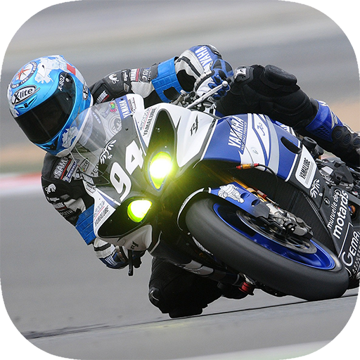 Motorbike driver 3D icon
