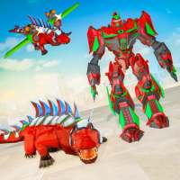 비행 악어 로봇 변형 게임