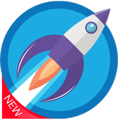 Cleaning and  speed your phone icon