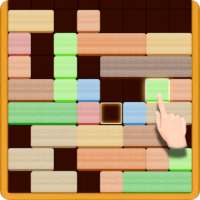 Block Slide - Wood & Jewel Falling