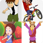 Cartoon team guess your cartoon character icon