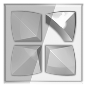 Next Launcher 3D Theme Stun-BW icon