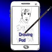Drawing Pad - drow with hand icon